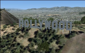 Hollywood Sign, FSX